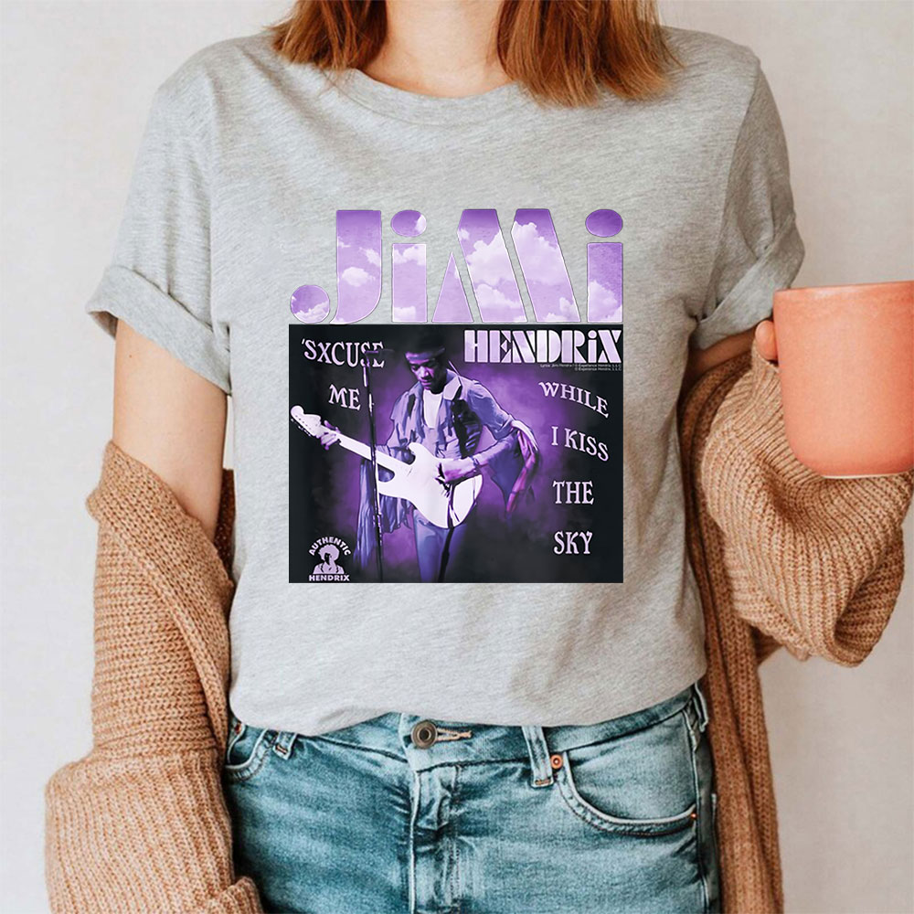 Jimi Hendrix While I Kiss The Sky Shirt