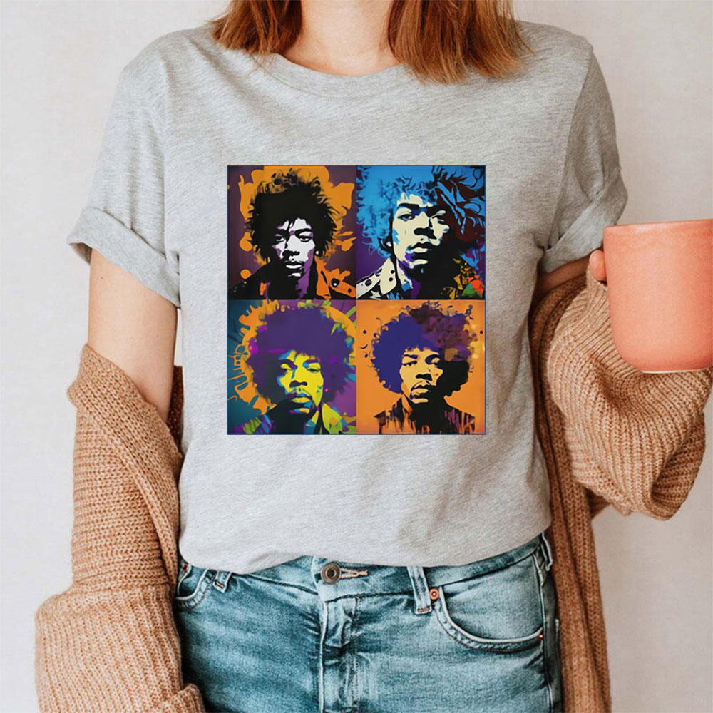 Jimi Hendrix Art Shirt For Rock Music Lover