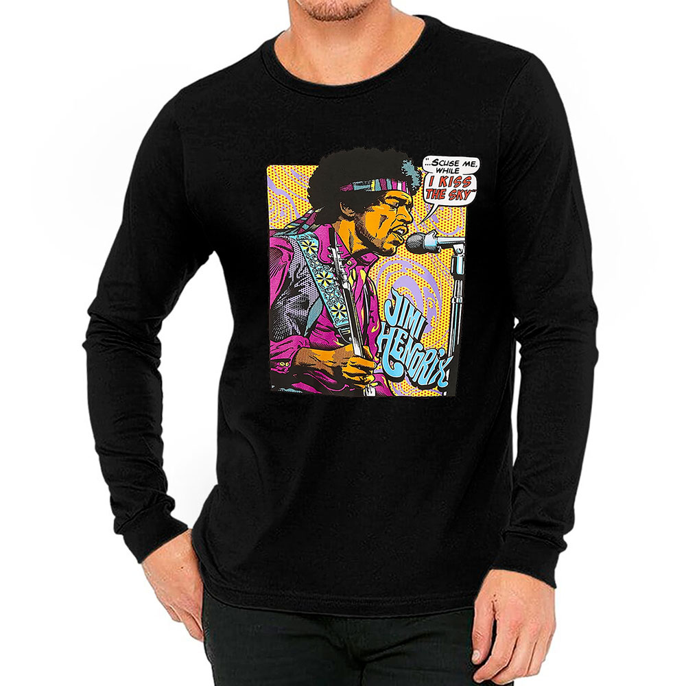 Distinctive Jimi Hendrix Long Sleeve T Shirt For Every Style