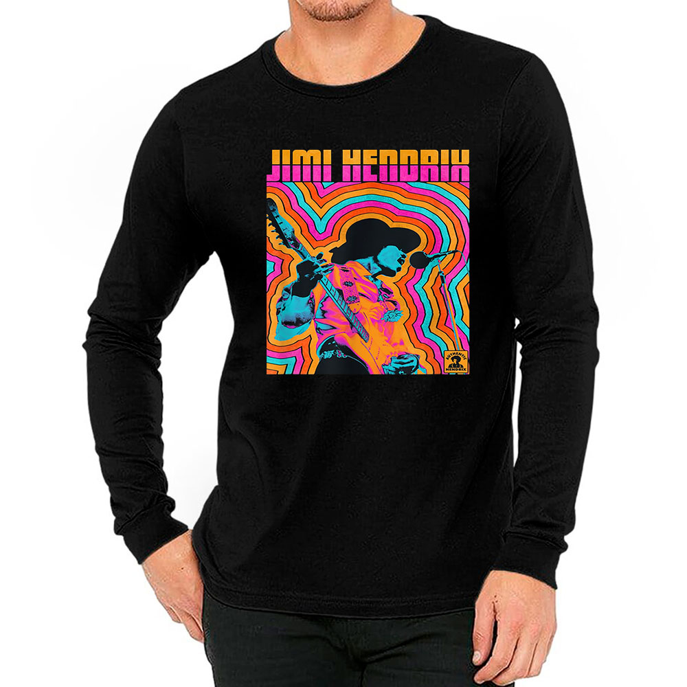 Flattering Jimi Hendrix Long Sleeve T Shirt For Comfort And Style