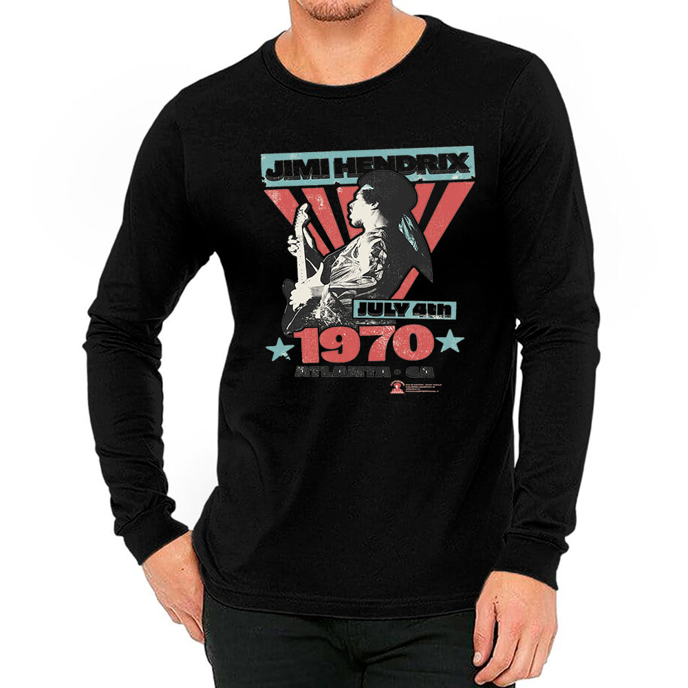 Timeless Jimi Hendrix Long Sleeve T Shirt For Comfort And Style
