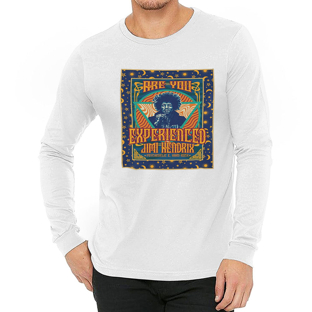 High-Quality Jimi Hendrix Long Sleeve T Shirt For The Fashionista