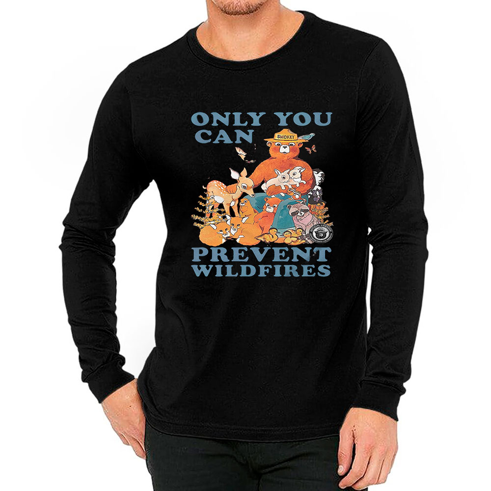 Trendy Smokey The Bear Long Sleeve For Men And Women