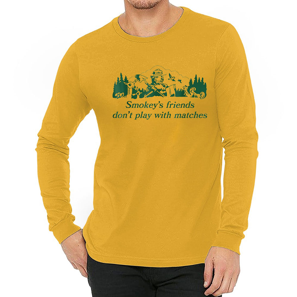 Vibrant Smokey The Bear Long Sleeve For Every Party