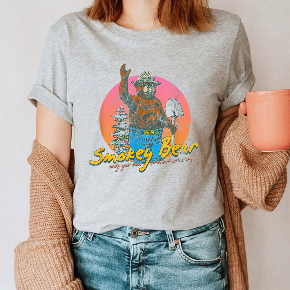 Edgy Smokey The Bear Shirt For Your Friends