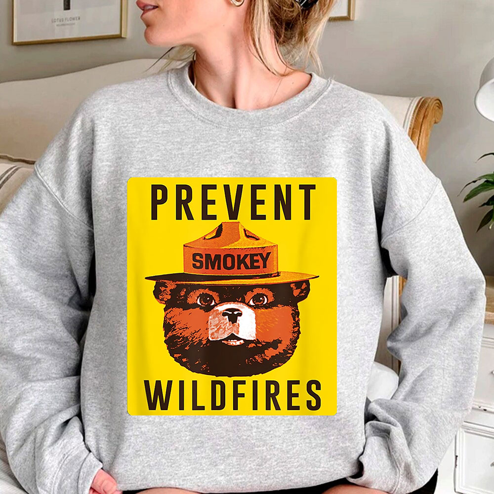 Versatile Smokey The Bear Sweatshirt For Girlfriend