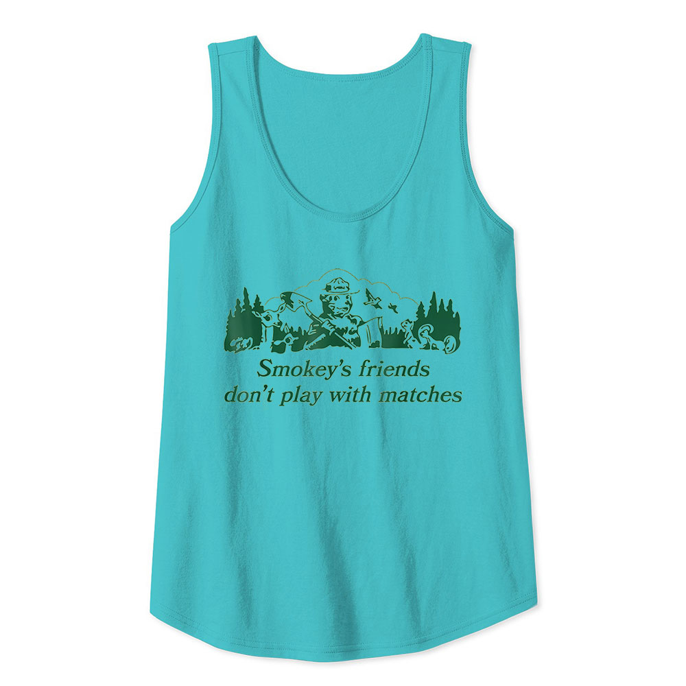 Vibrant Smokey The Bear Tank Top For Every Party