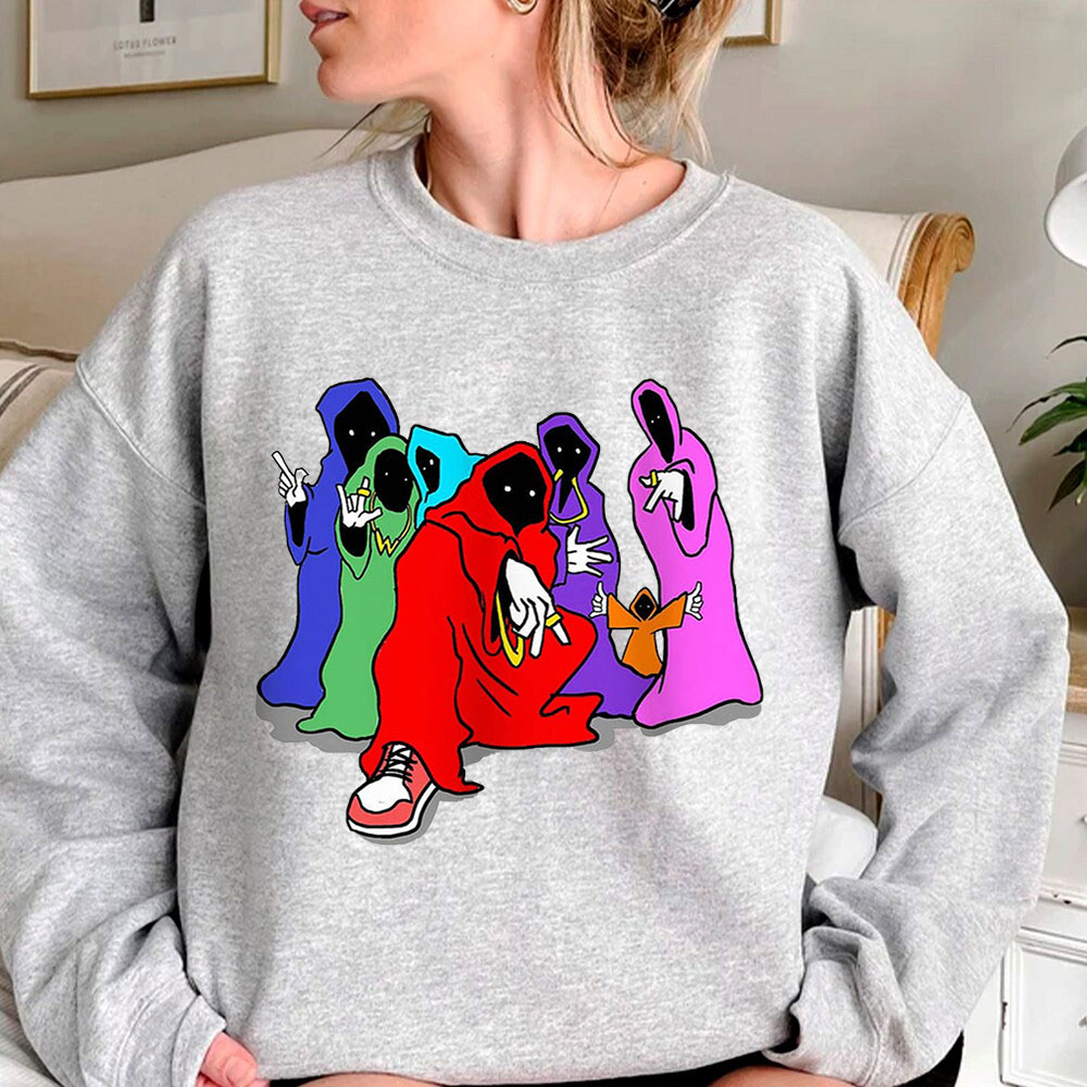 Colorful Shadow Wizard Money Gang Groovy Sweatshirt