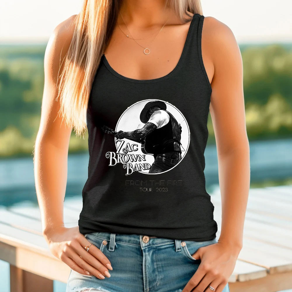 Limited From The Fire Tour 2023 Zac Brown Band Tank Top