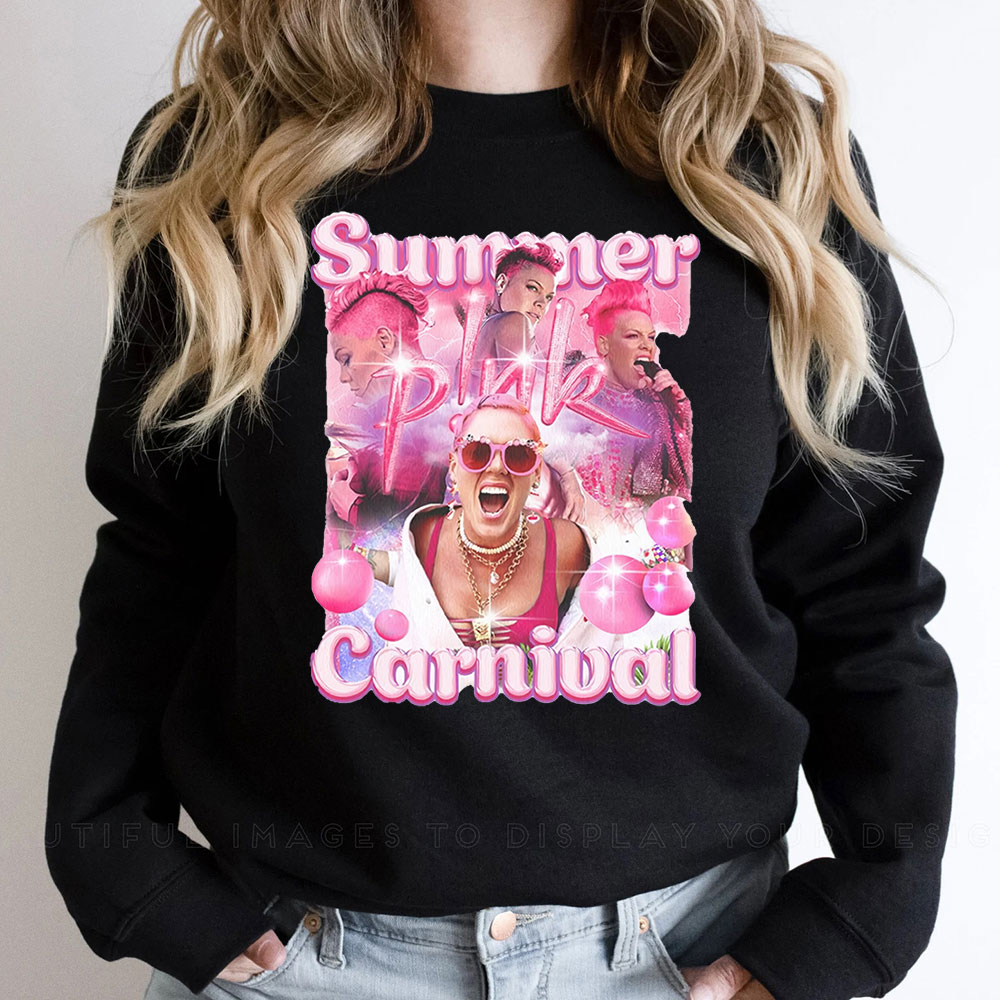 Summer Carnival Music Legend Pink Concert Sweatshirt